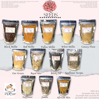 Bird Seeds Royal Mix, Canary Pain, Oat Groats, Red Millet, Yellow Millet, Black Millet and more