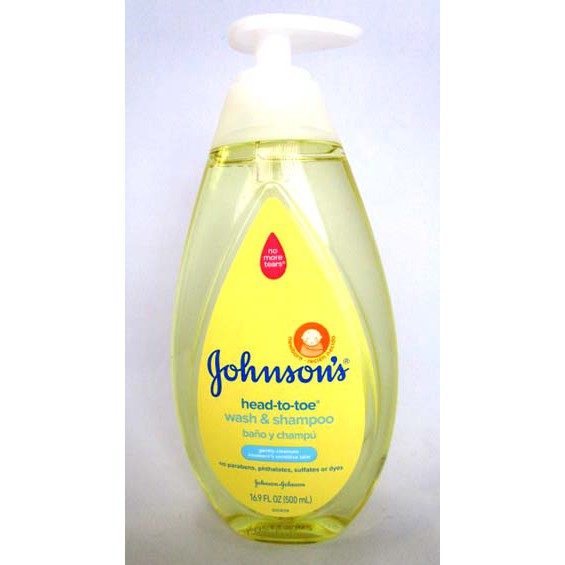 johnson and johnson yellow shampoo