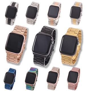 Stainless Steel Strap Metal Bracelet Band for iWatch Series 7/6/5/4/3/SE 45mm 41mm 44mm 40mm 42mm 38