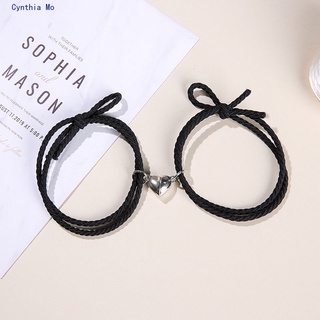 2 pieces of magnetic couple bracelet creative charm bracelet jewelry / couple magnetic weaving CM #9
