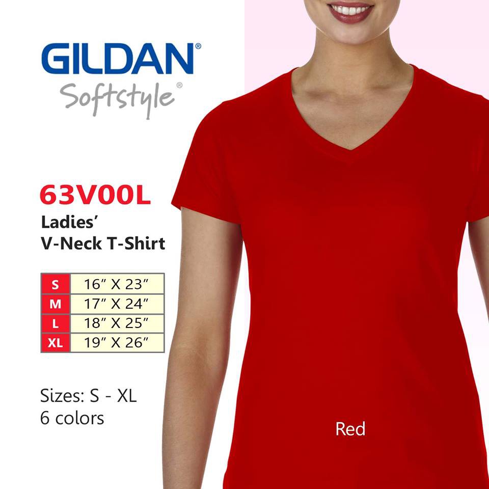 red tee shirts for ladies