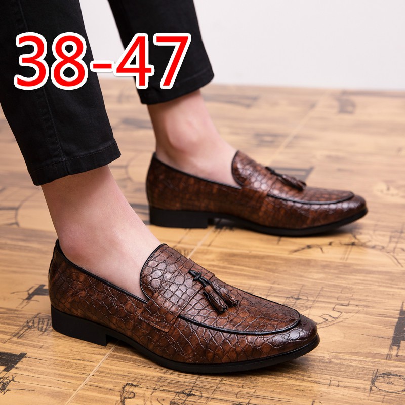 mens brown casual dress shoes