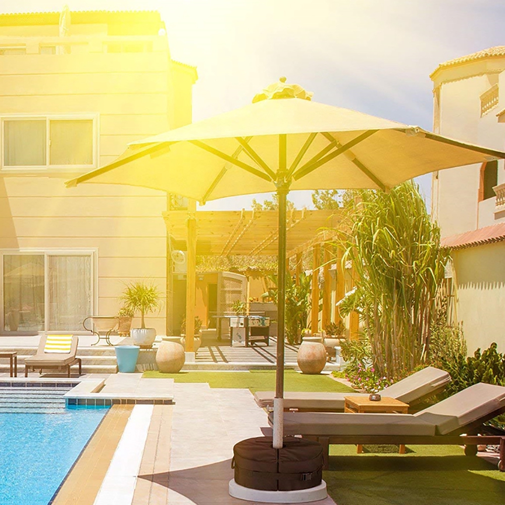 in pool umbrella base