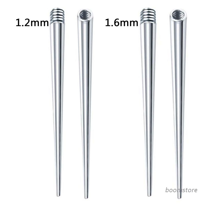 Buy 22G/20G/18G/16G/14G/12G/10G/8G/6G/4G/2G/0G/00G 316L Steel Taper Insertion Pin For Ear Nose Navel Nipple Lip Eyebrow Stretcher Body Piercing Stretching Kit Assistant Tool