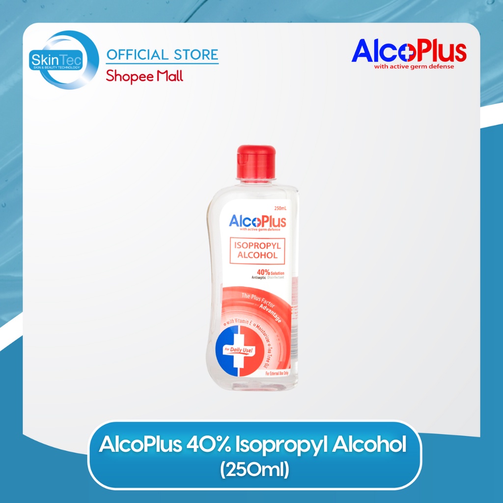 AlcoPlus Red 40 Isopropyl Alcohol (250ml) Shopee Philippines
