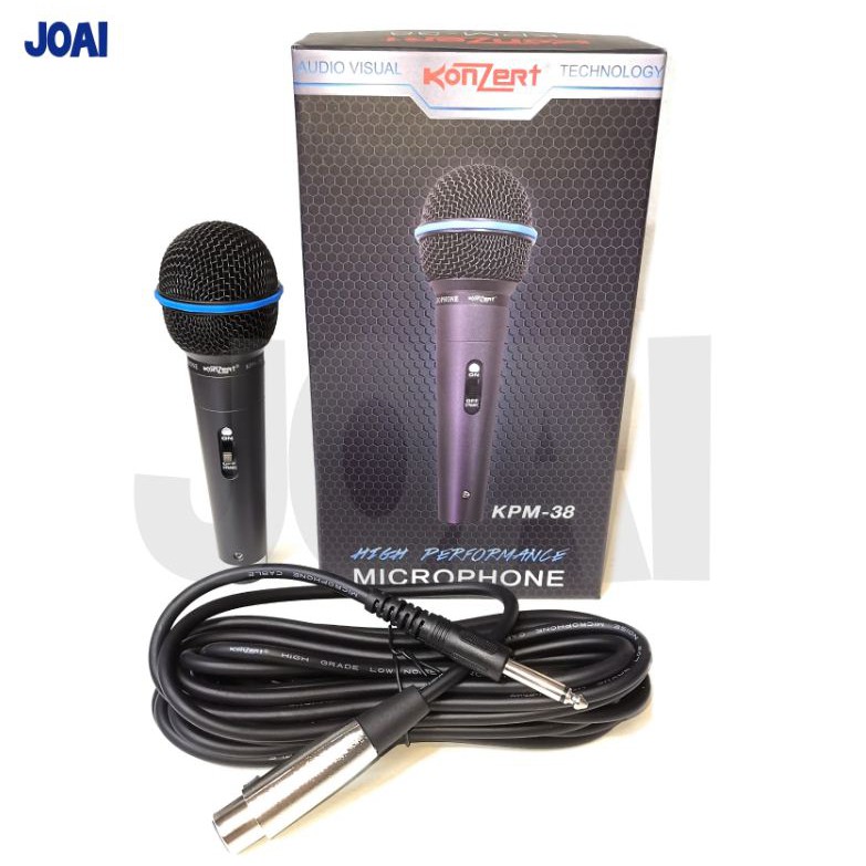 KONZERT KPM-38 Wired Microphone 6 Meters Cable | Shopee Philippines