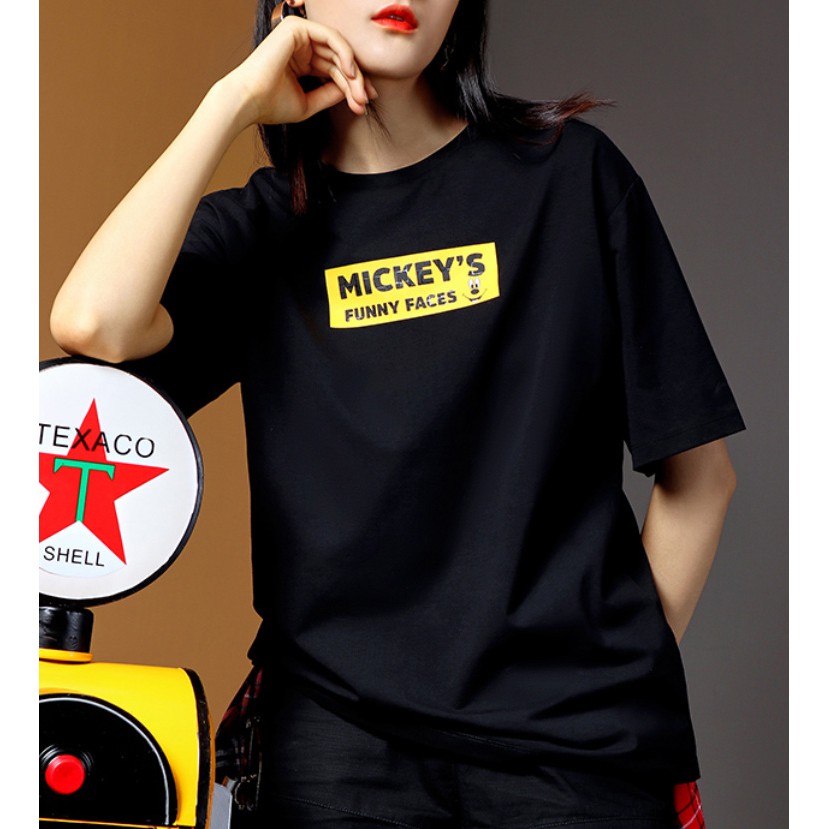 Ms Li Ning Short Sleeved Disney Mickey Co Branded New Casual T Shirt Sportswear 10 Shopee Philippines