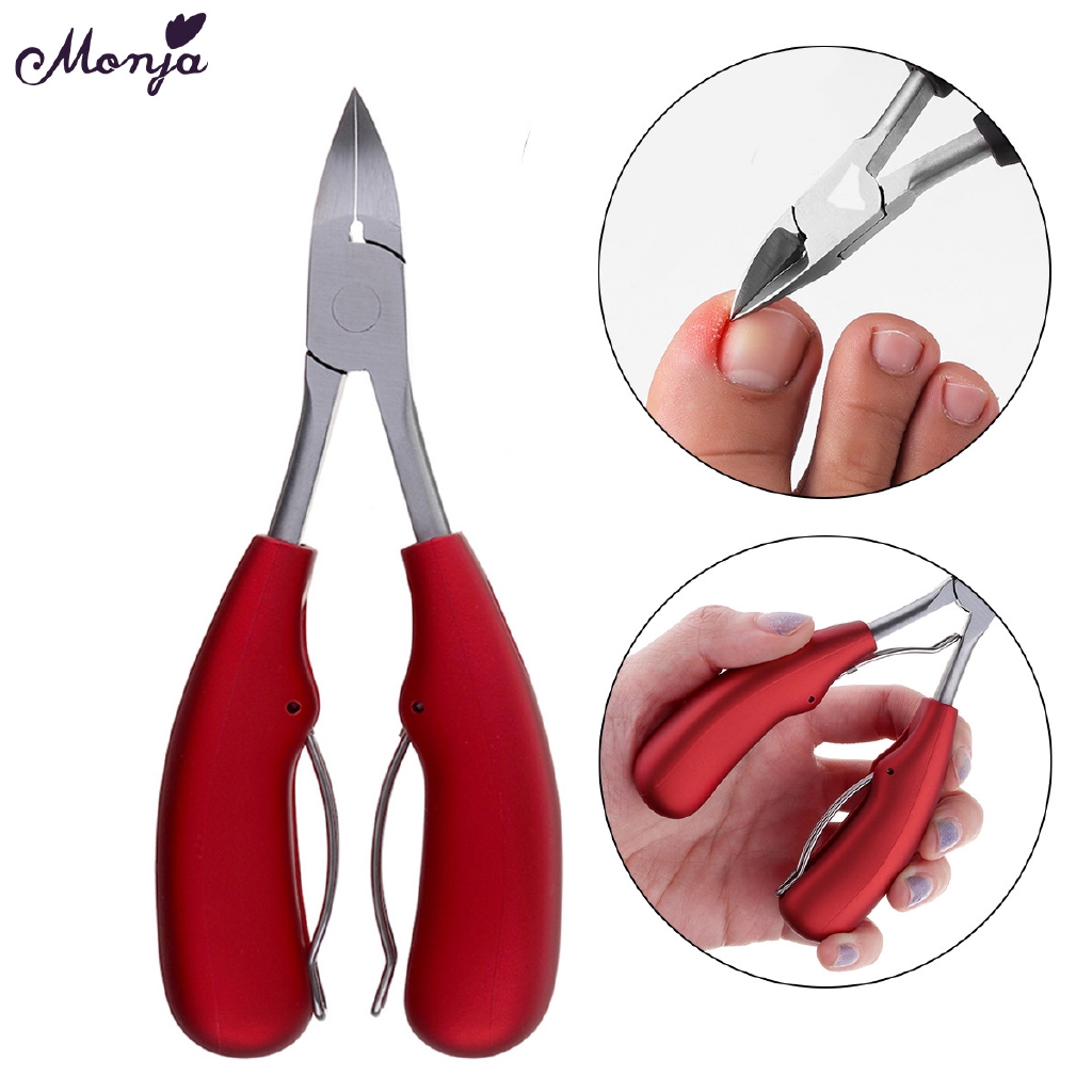 Nail Art Scissor Nipper Trimming Stainless Steel ABS Clipper Cuticle