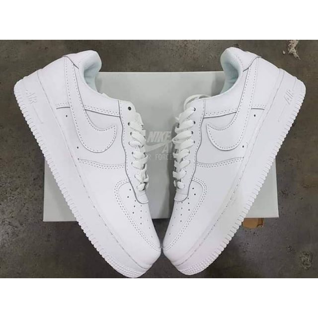 low top white air forces