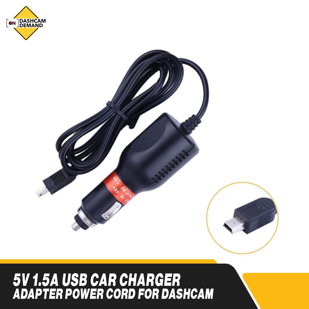 1PCS Car Charger  USB Dash Cam DC 12-40V Adapter Power Cord for  Dashcam | Shopee Philippines