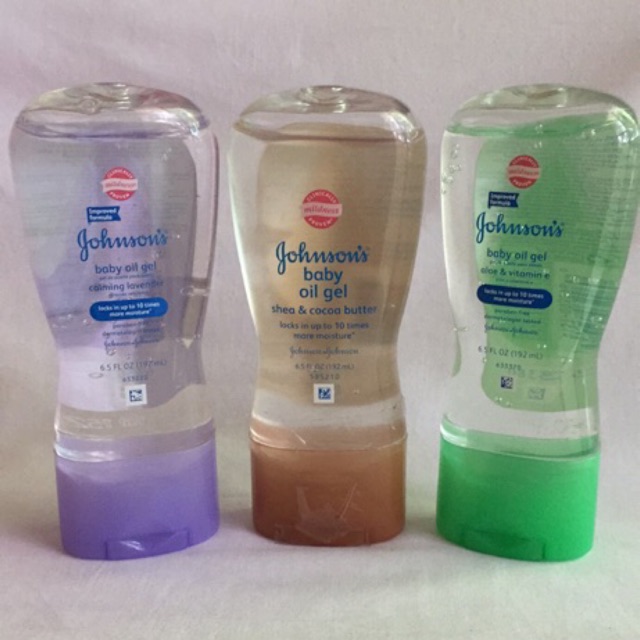 Johnson's Baby Oil Gel with Lavender – Shajgoj