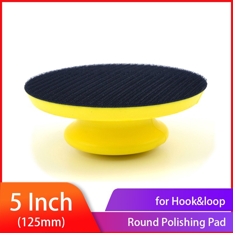 5 Inch Foam Hand Sanding Block Hand Pad Polishing Pad for Hook and Loop
