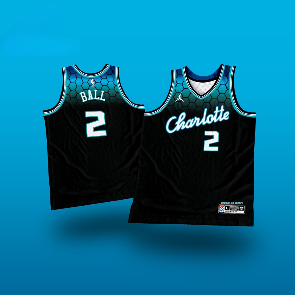 CHARLOTTE HORNETS Hornets Jersey Full Sublimation Customize Name and ...