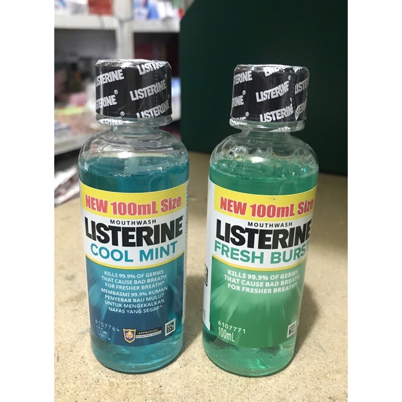 Listerine Mouthwash (100mL) Shopee Philippines