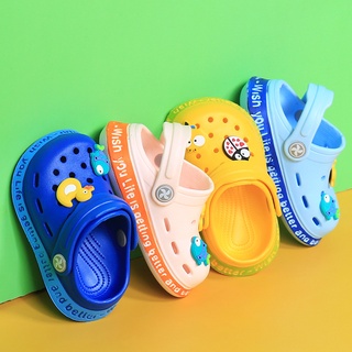 Children New Cute Cartoons Kids Mules Clogs Summer Croc Garden Beach Slippers Sandals Cave Hole Baby Shoes For Boys Girls #3
