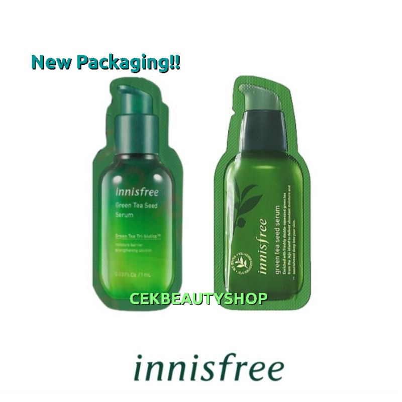 RENEWAL INNISFREE GREEN TEA TRIBIOTICS SEED SERUM 1ML SACHET Shopee