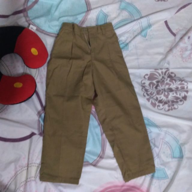 Well Off Brown Pants Shopee Philippines