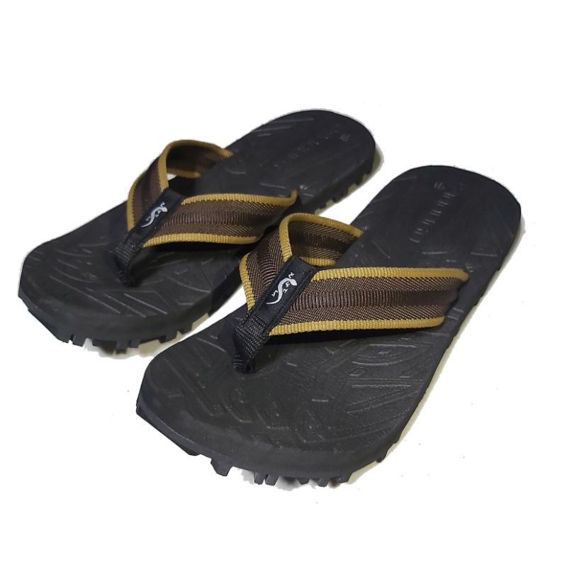 Slippers Sandugo 1070 Yellow DBrown (Available Sizes 5, 6, 7, 8, 9, 10 ...
