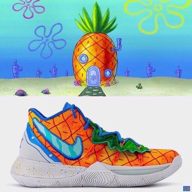 Original n1 ke KYRIE 5 x SpongeBob EP NBA basketball