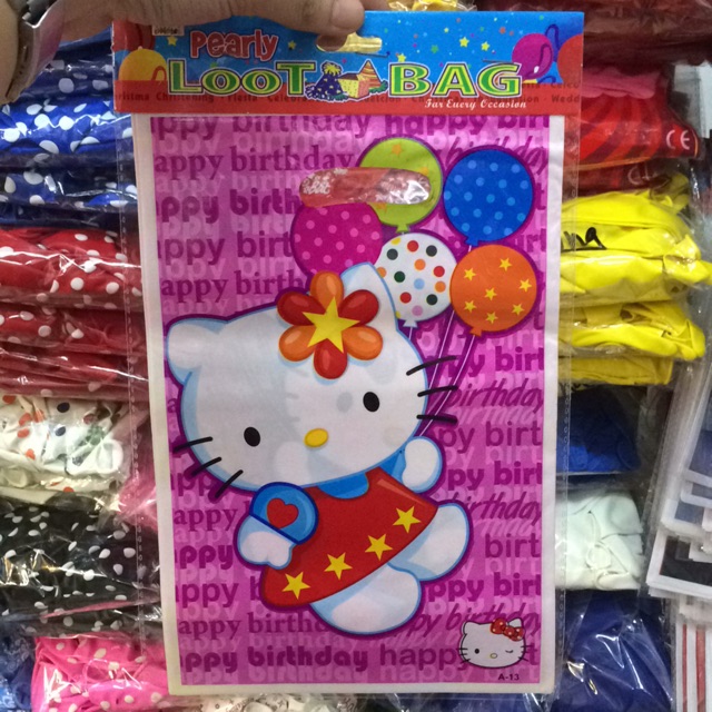 Hello Kitty Loot Bags (10pcs) Shopee Philippines