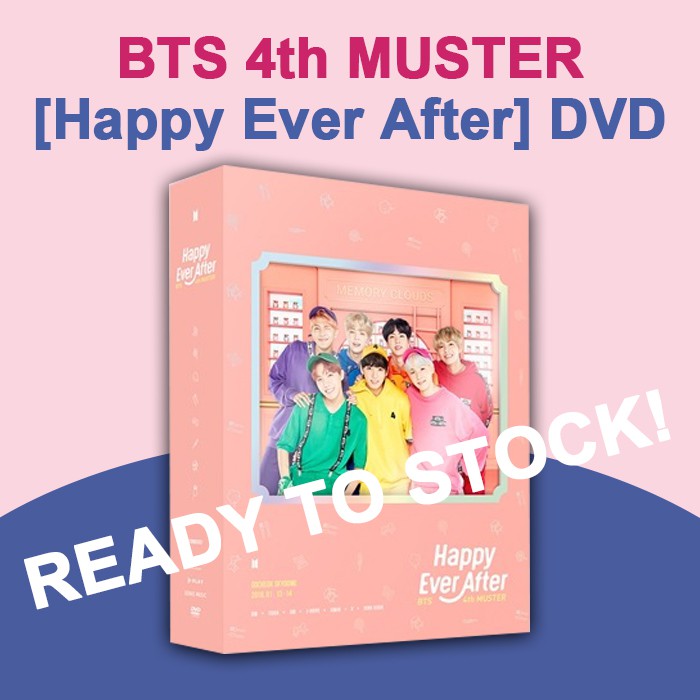 Bts 4th Muster Happy Ever After Dvd Shopee Philippines