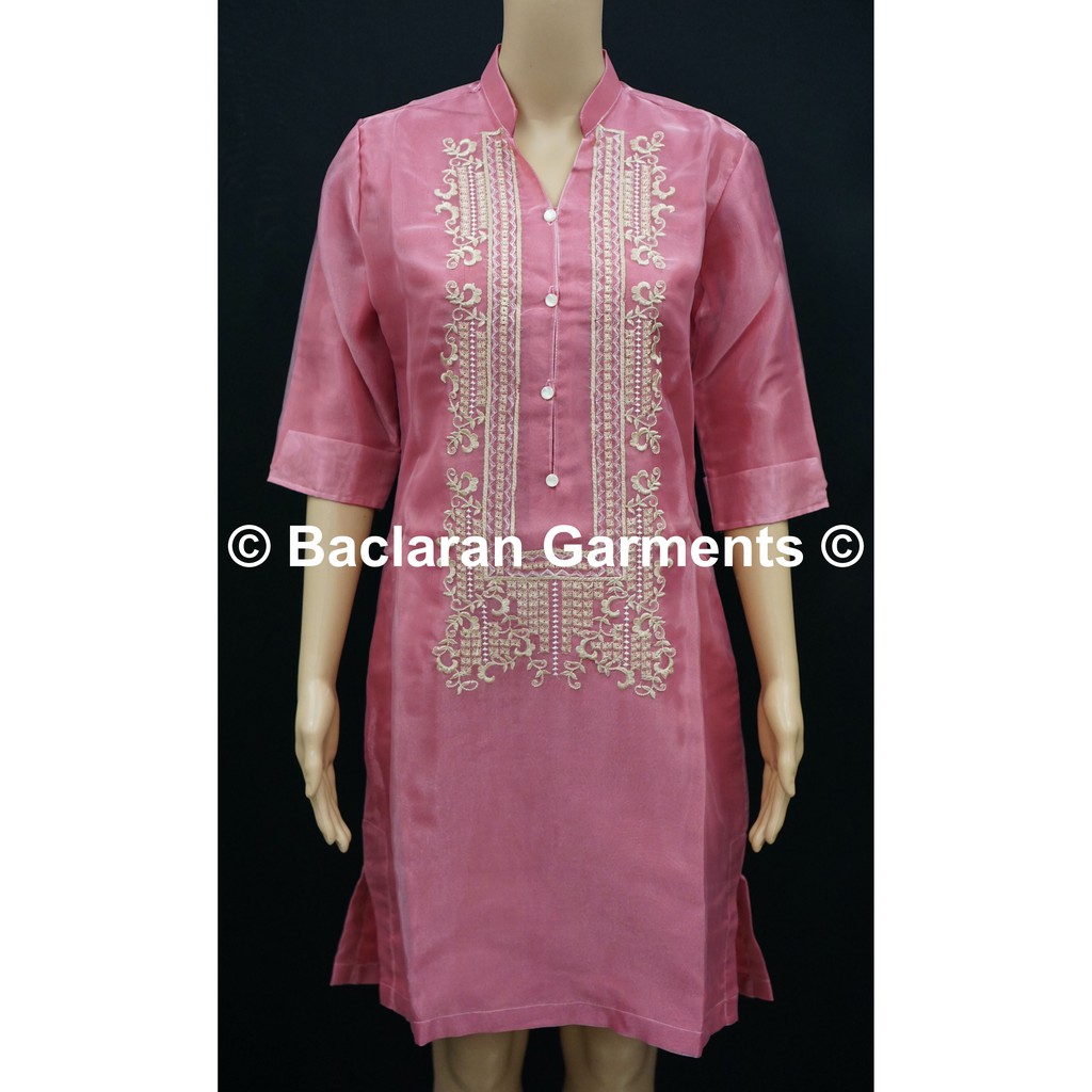HIGH QUALITY LADIES BARONG - MARIAN DRESS #84 | Shopee Philippines
