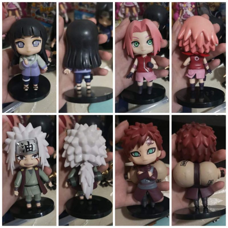 Anime Figures Bundle 13pcs with free button pins | Shopee Philippines