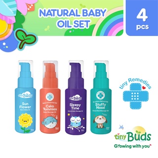 Tiny Buds Natural Baby Oils Gift Set