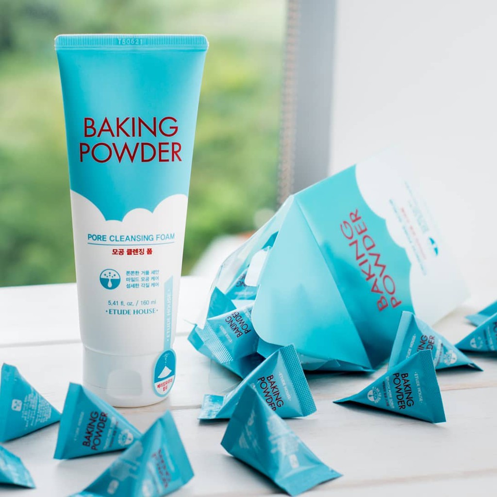 baking powder etude house pore cleansing foam
