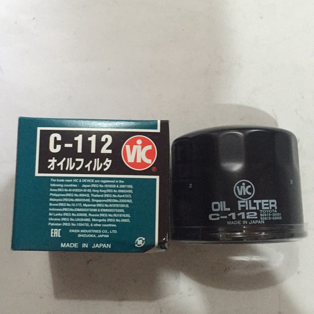 VIC C112 OIL FILTER FOR TAMARAW FX DIESEL 2C ENGINE Shopee Philippines