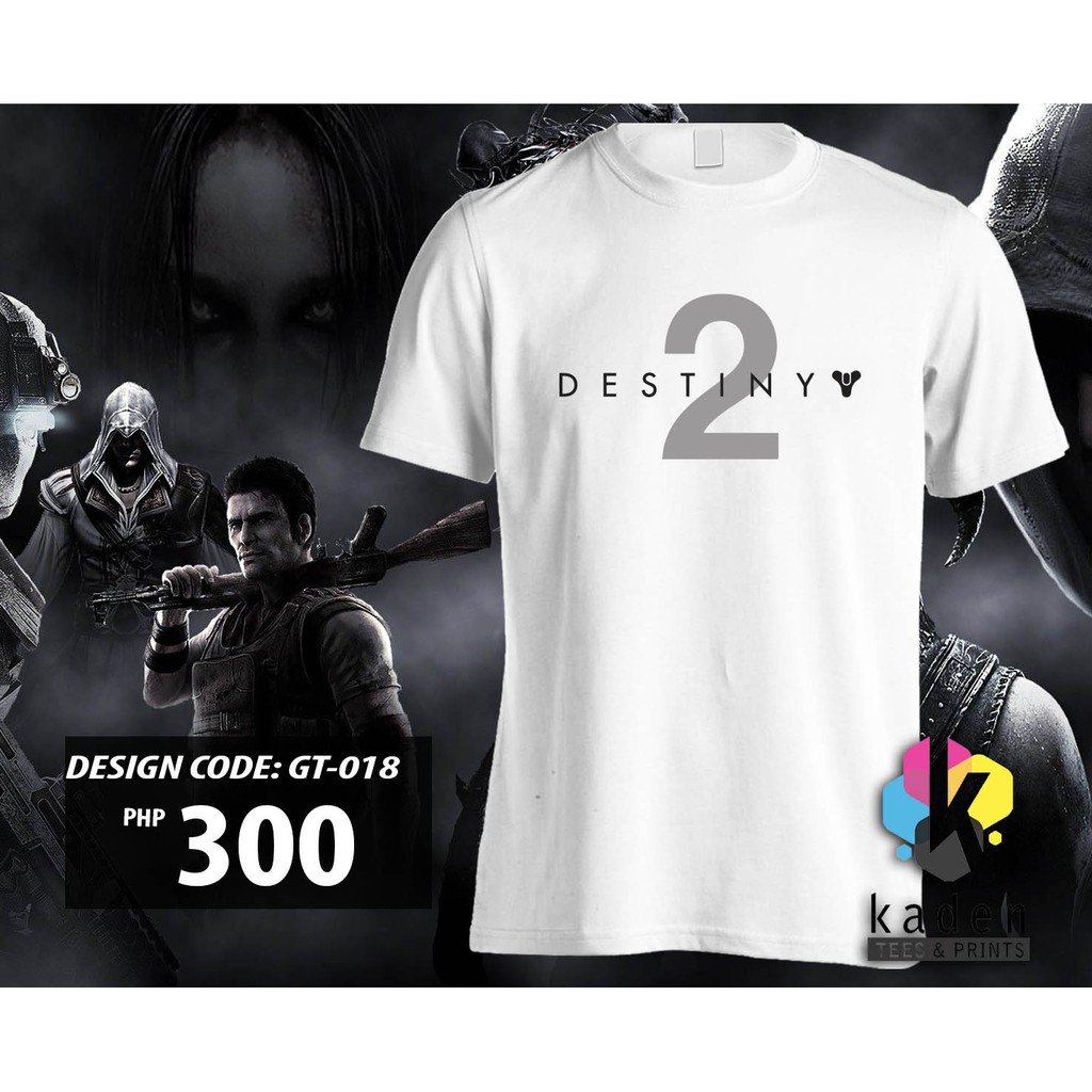 Gamer Shirt Destiny 2 Gt 018 Shopee Philippines - eat sleep roblox t shirt rt