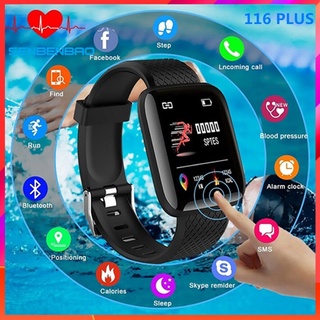 5Color 116 Plus Smart Watch Bluetooth Waterproof Sport Watch Smartwatch Heart Rate Monitor Blood Pressure Watches Men Wo