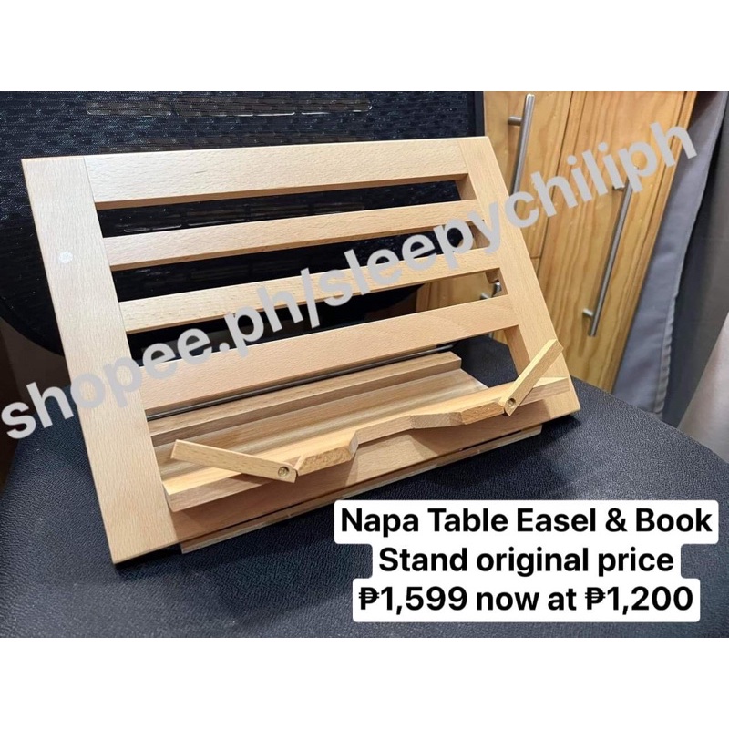 Fully Booked Napa Table Easel and Book Stand Shopee Philippines