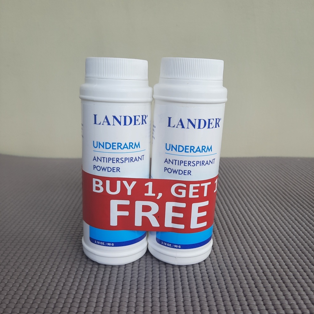 Buy1 Take1 LANDER Underarm Antiperspirant Powder 90G Shopee Philippines