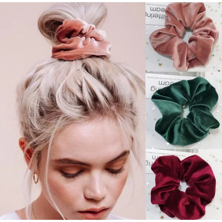 Scrunchies Ponytail Hair Accessories for Giveaways Freebies | Shopee  Philippines