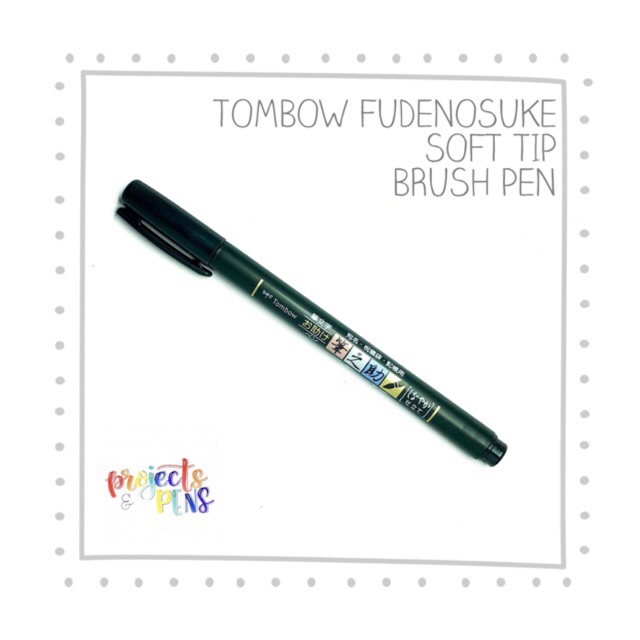 tombow fudenosuke soft tip