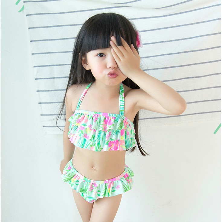 two piece swimsuit for baby girl