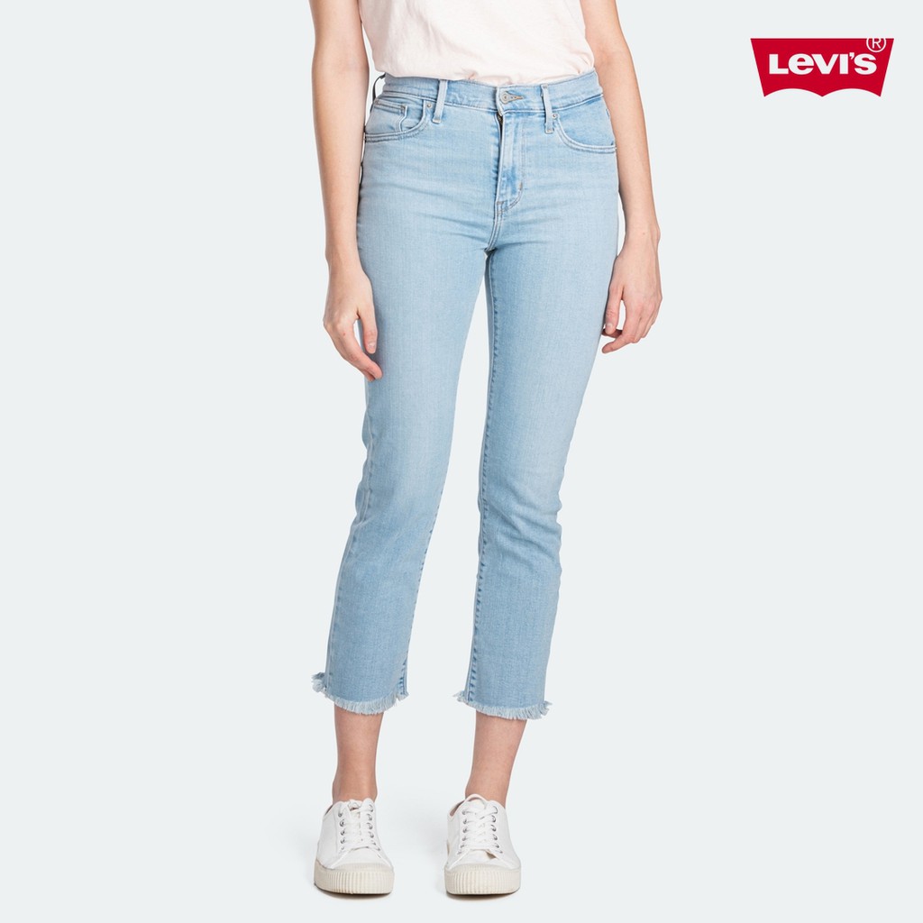 levi high rise cropped jeans