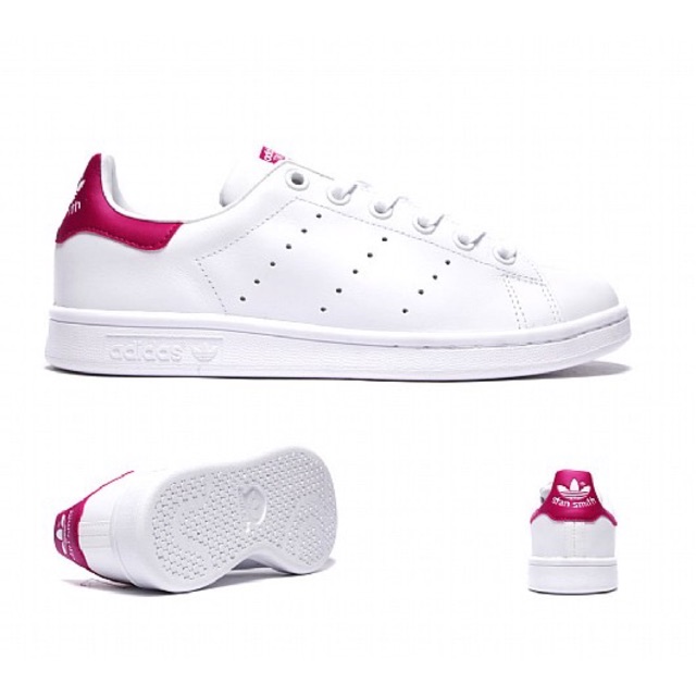 stan smith adidas pink and white