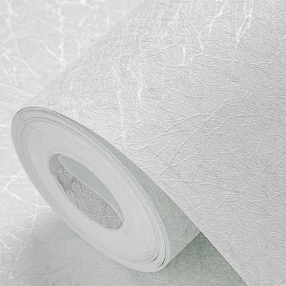 Solid Plain White Silk Wallpaper for Walls Texture Silk Wall Paper