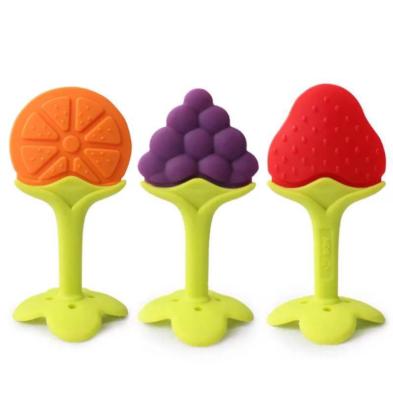 fruit teether baby