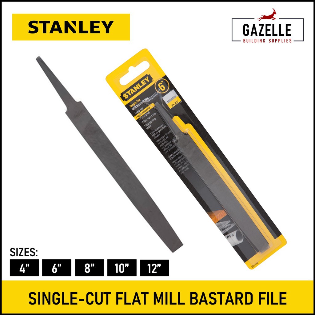 Stanley Flat Bastard File 4 6 8 10 12 22 169 22 170 Shopee Philippines