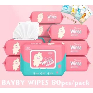 TC Organic Baby Wipes 80 Pcs Per Pack 99% Water Hypoallergenic (Non-Alcohol-wetwipes)