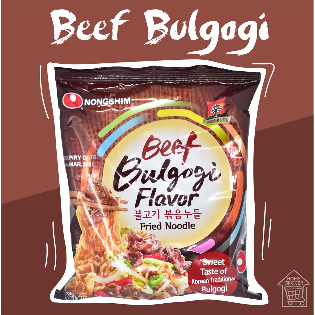 BEEF BULGOGI Flavor Nongshim 103g Shopee Philippines