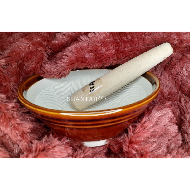 Japanese Mortar and Pestle SURIBACHI & SURIKOGI Set Shopee Philippines