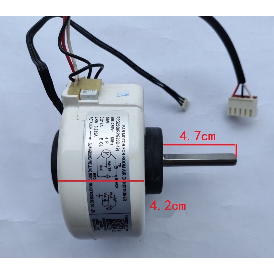 RPG20B RPG20D-19  Air Conditioning Powerful Brushless DC Fan Motor Ac Unit Fit For Midea Air Conditioner Condenser Internal Fan Motor Ykfg 20 4 10l 208 230v 60hz 20w
