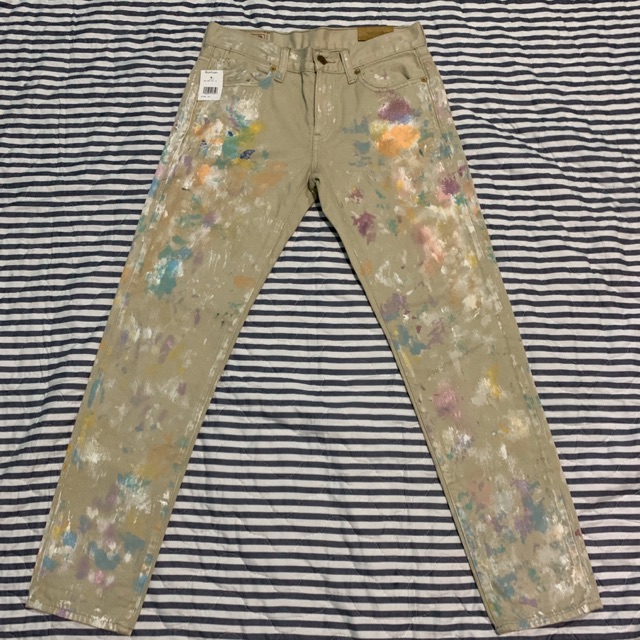 ralph lauren painted jeans