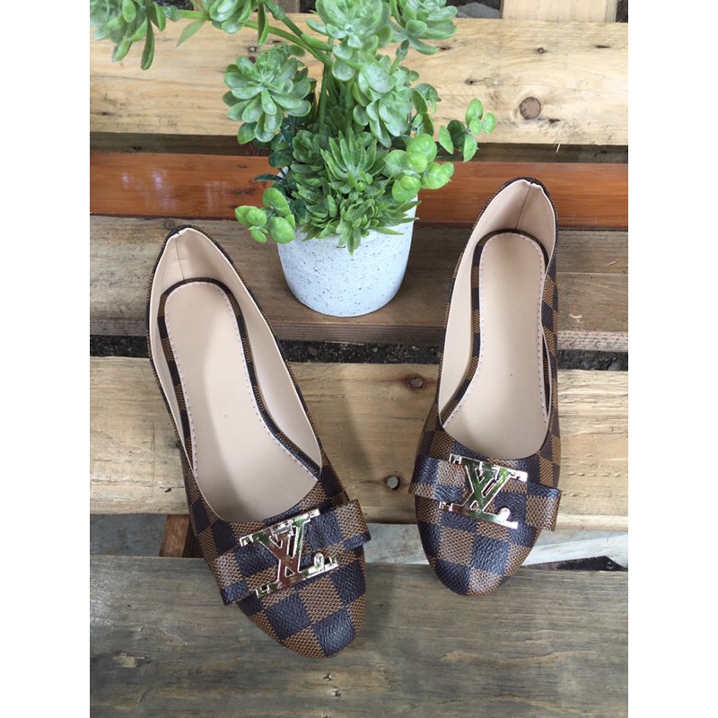 Doll Shoes LV Brown for Women Shopee Philippines