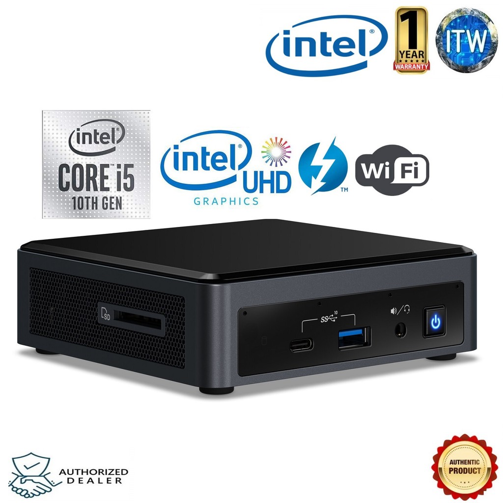Intel NUC 10 Core i5-10210U Frost Canyon Mini PC Barebone System Kit ...