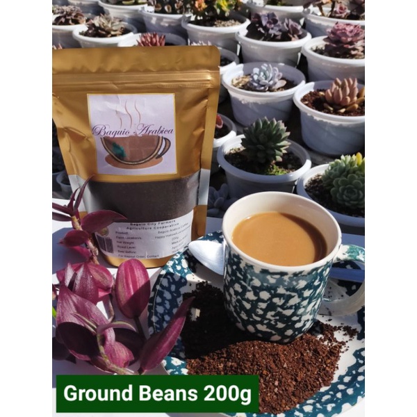 Baguio Arabica Ground Coffee 200g Shopee Philippines